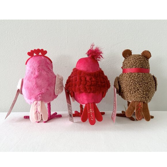 NEW! 2025 Target Valentines Birds Complete Set of 3 Spritz Featherly Friends NWT - Picture 2 of 5